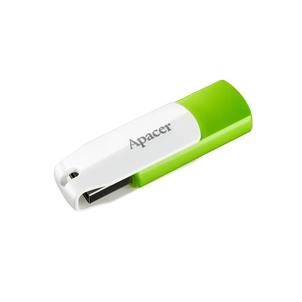 Apacer, AH335, 32GB, USB2.0, White + Green
