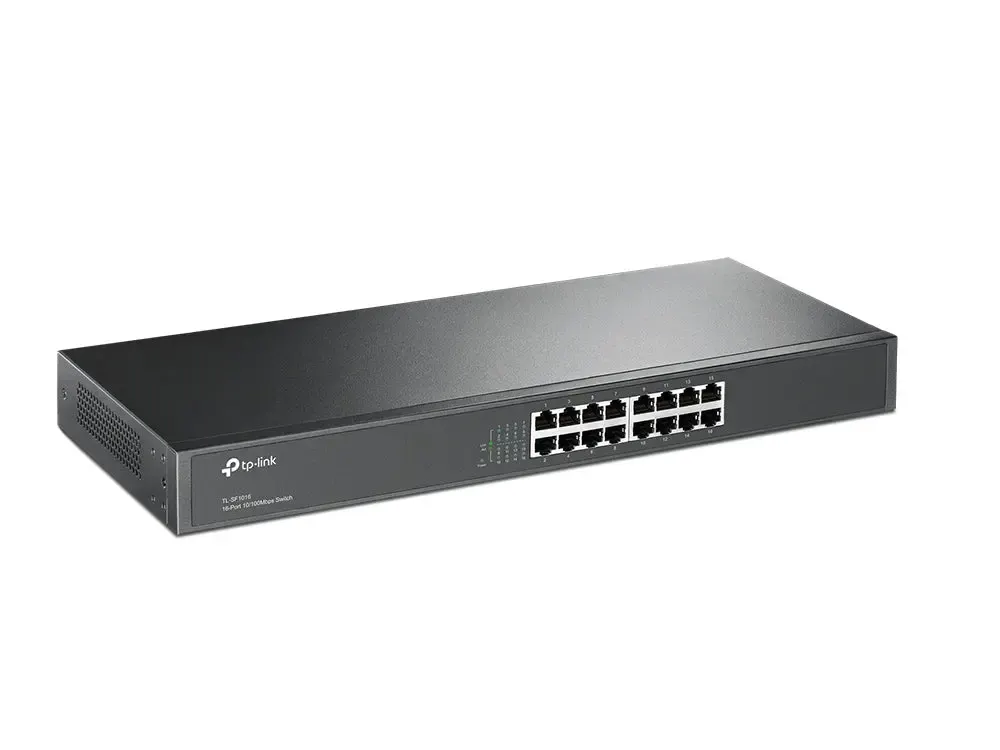 სვიჩი TP-Link, TL-SF1016, 16-port 10/100M Switch, 16 10/100M RJ45 ports