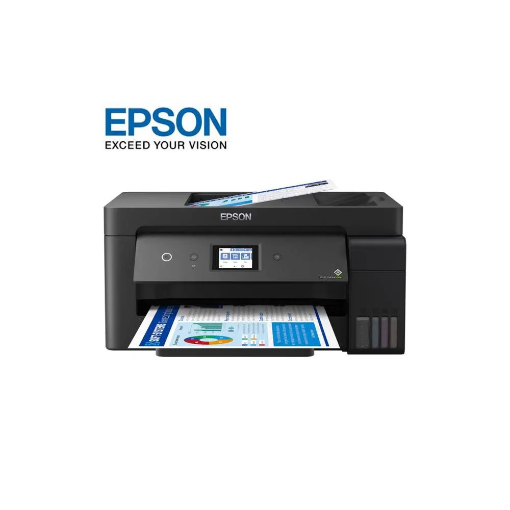 პრინტერი Epson L14150 (C11CH96404) Smallest 4-in-1 MFP with A3 document printing, front-facing ink tanks and Wifi and Ethernet printing