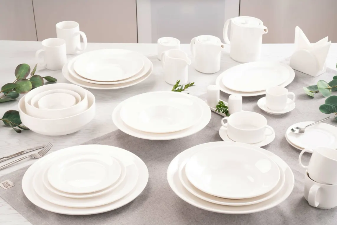 თეფში Ardesto Deep plate Prato, 23cm, porcelain, white