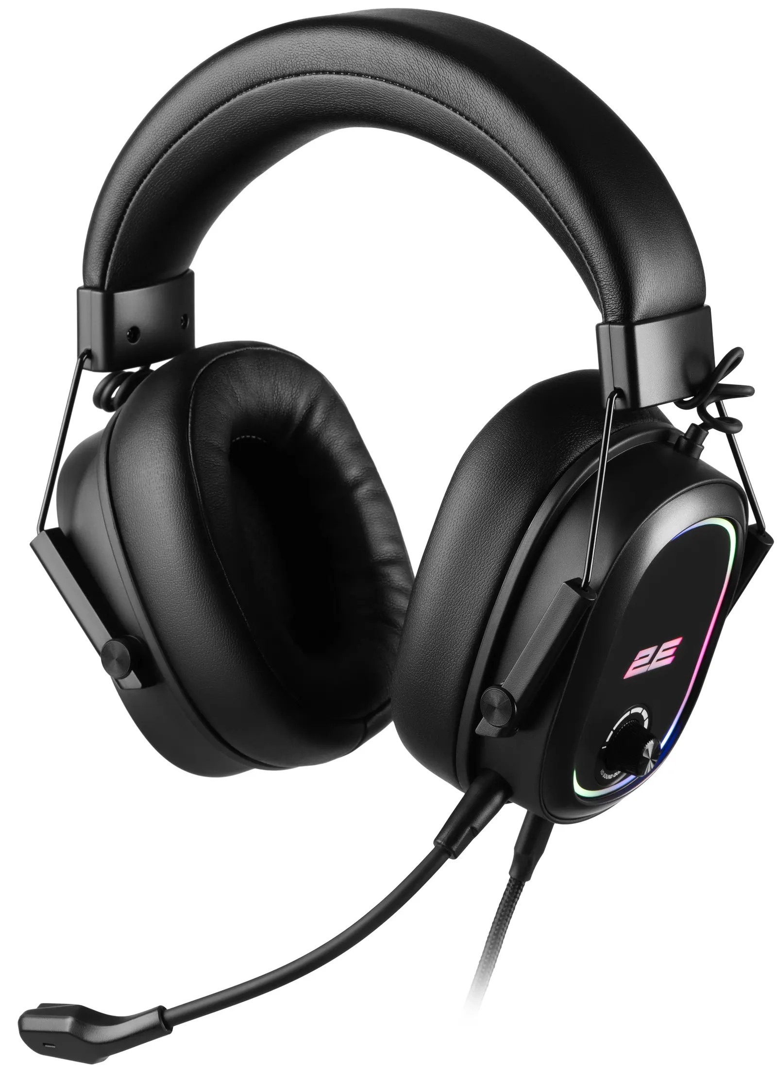 ყურსასმენი 2E GAMING Headset HG320 V2, 7.1, USB-A, RGB, 2m, black