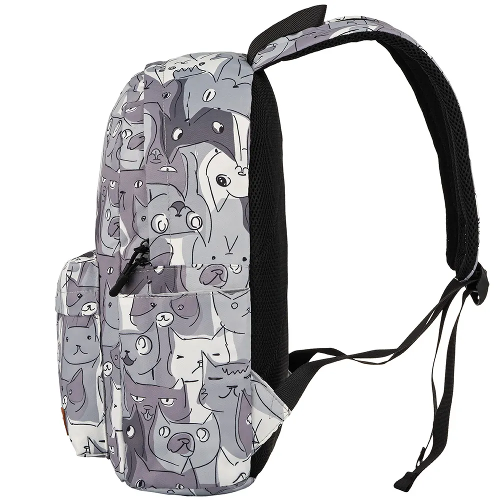 2E Backpack, TeensPack Cats, Gray