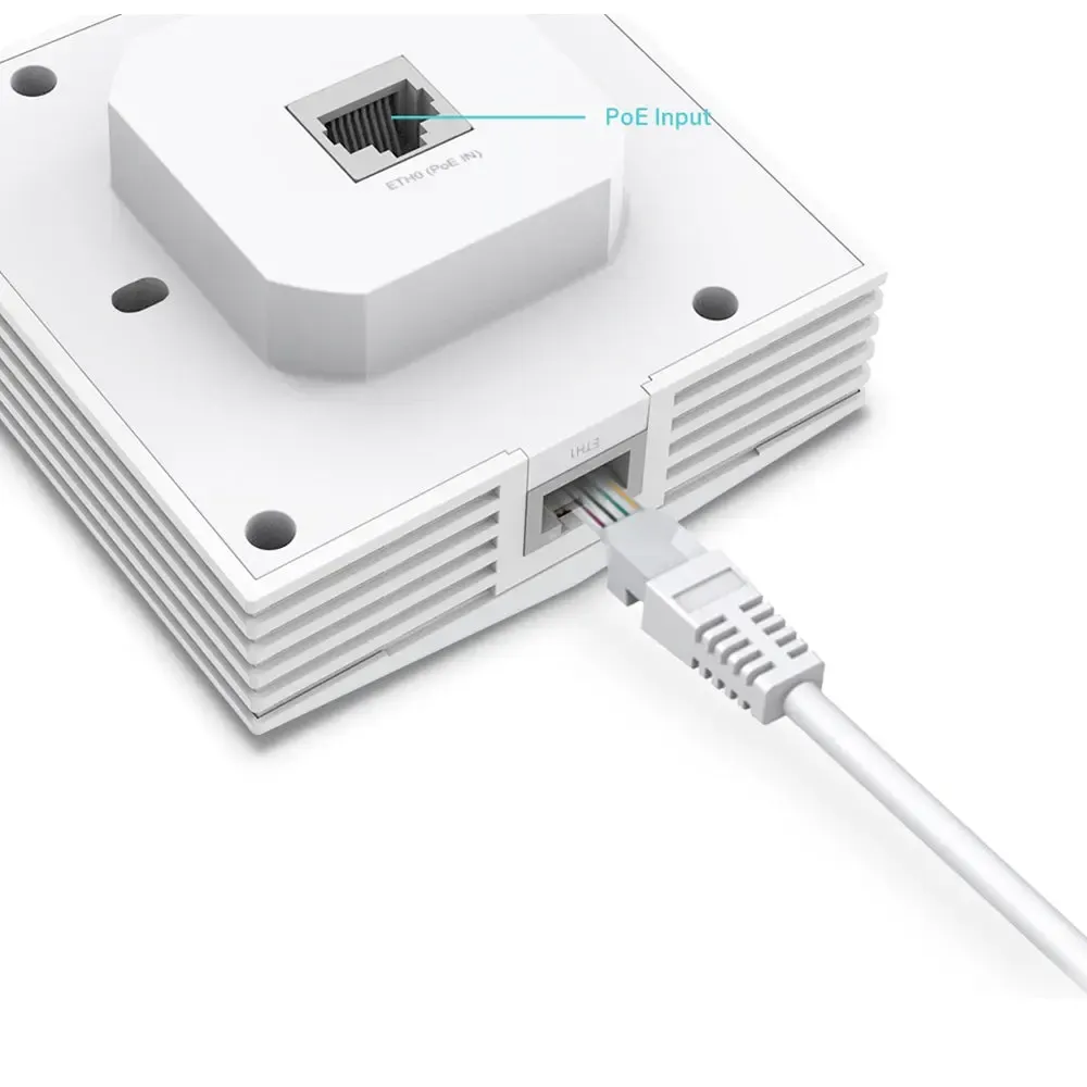 TP-Link, EAP650-Wall, AX3000 Wall Plate Wi-Fi 6 Access Point