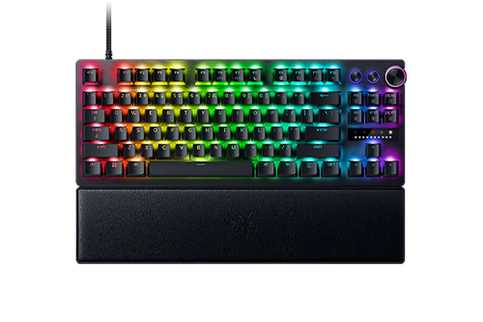 კლავიატურა Razer Keyboard Huntsman V3 Pro TKL RGB 84key Analog Optical Switches USB-A EN, black
