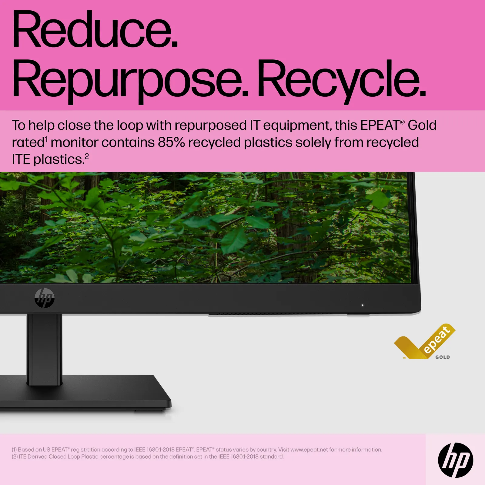 მონიტორი HP P24h G5 23.8" IPS FHD Black