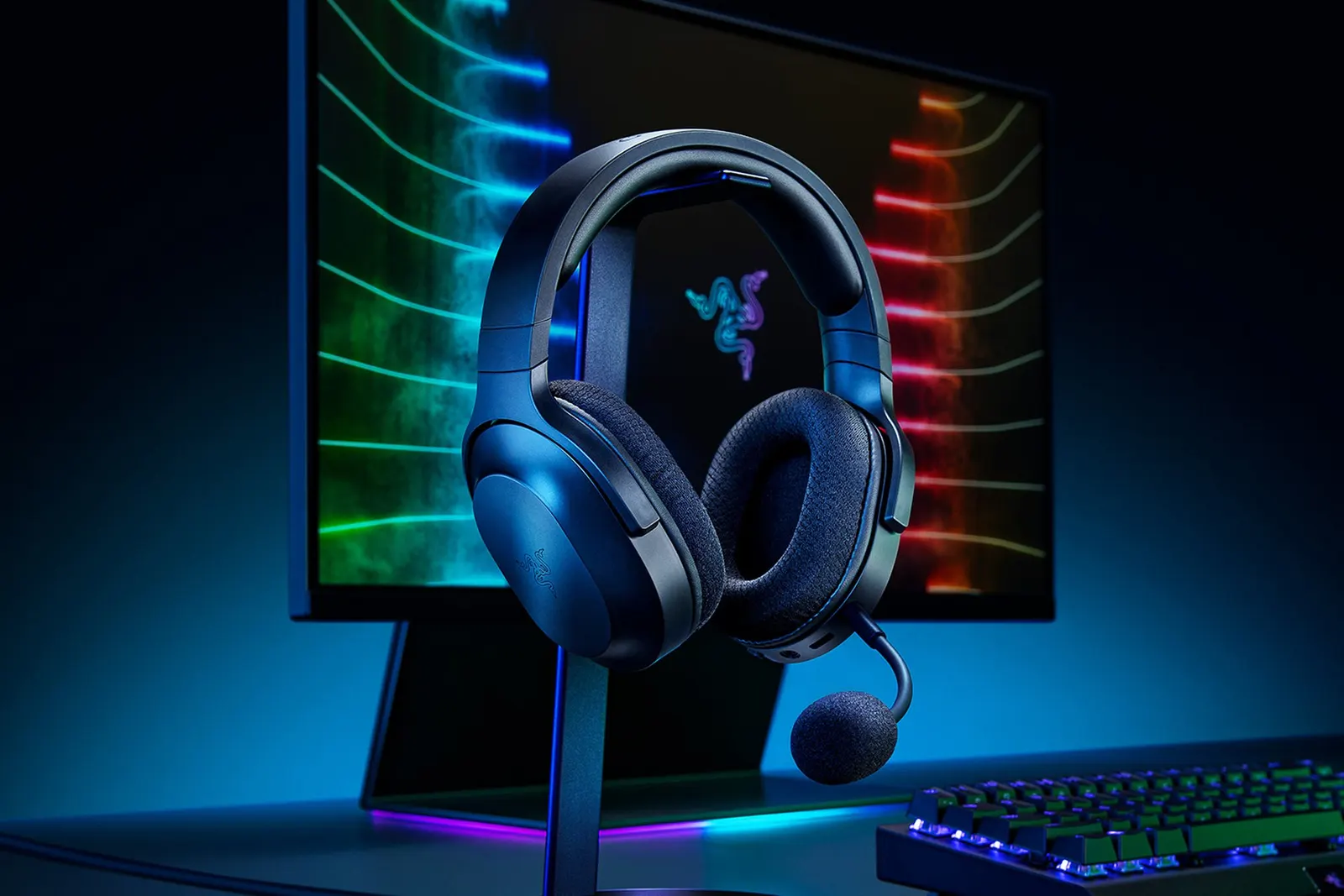 ყურსასმენი Razer Gaming Headset Barracuda X, 7.1, mini-jack/USB-A/BT/WL, 1.5m, black