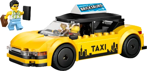 კონსტრუქტორი LEGO City Yellow Taxi 60487