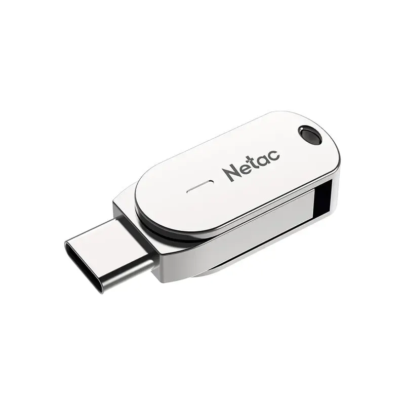 NETAC, U785C, 64GB, USB3.2 + Type-c, Pearl nickel