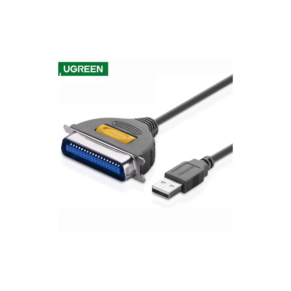 პრინტერის კაბელი UGREEN CR124 (20225) USB to CN36 IEEE1284 Parallel Printer Cable 2m