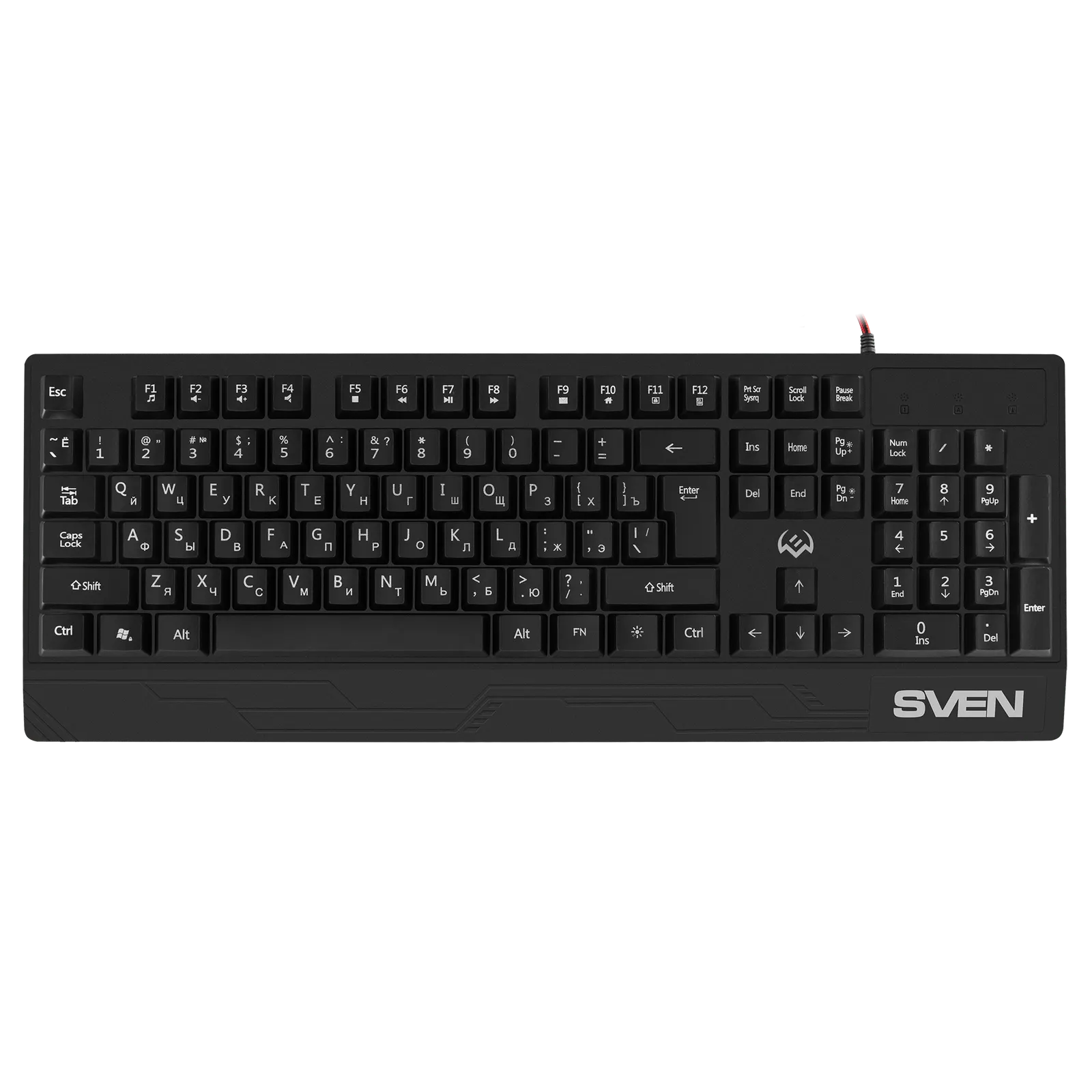 SVEN, SV-019280, Keyboard Black