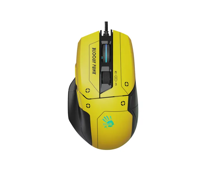 მაუსი A4Tech Bloody W70 Max RGB Gaming Mouse Punk Yellow