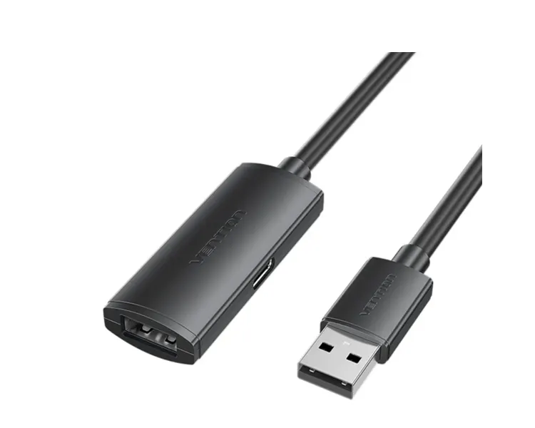 კაბელი Vention CBKBJ USB 2.0 Active Extension Cable 5m Black