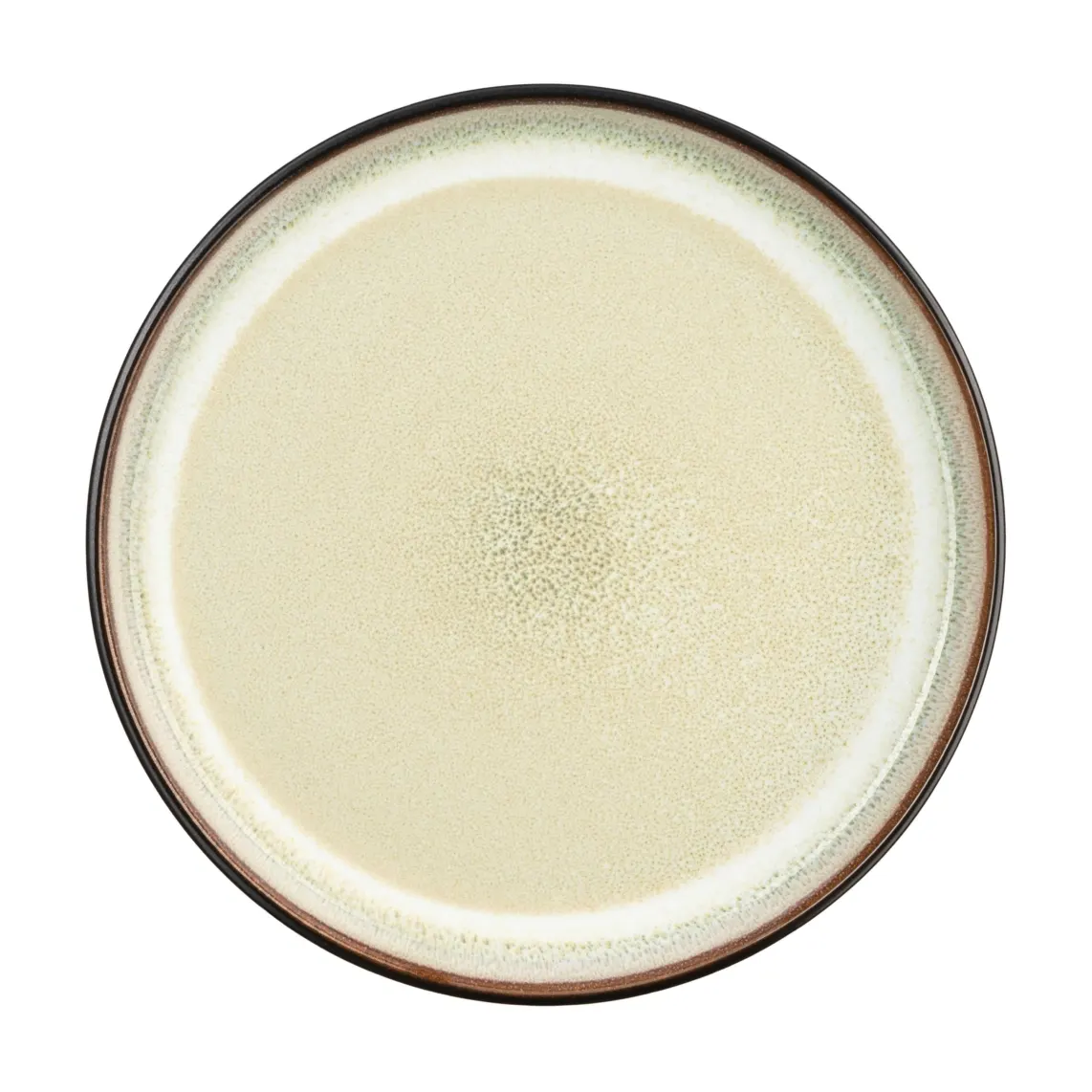 Dessert plate ARDESTO Bolzano, 20.3cm, ceramic, black-green