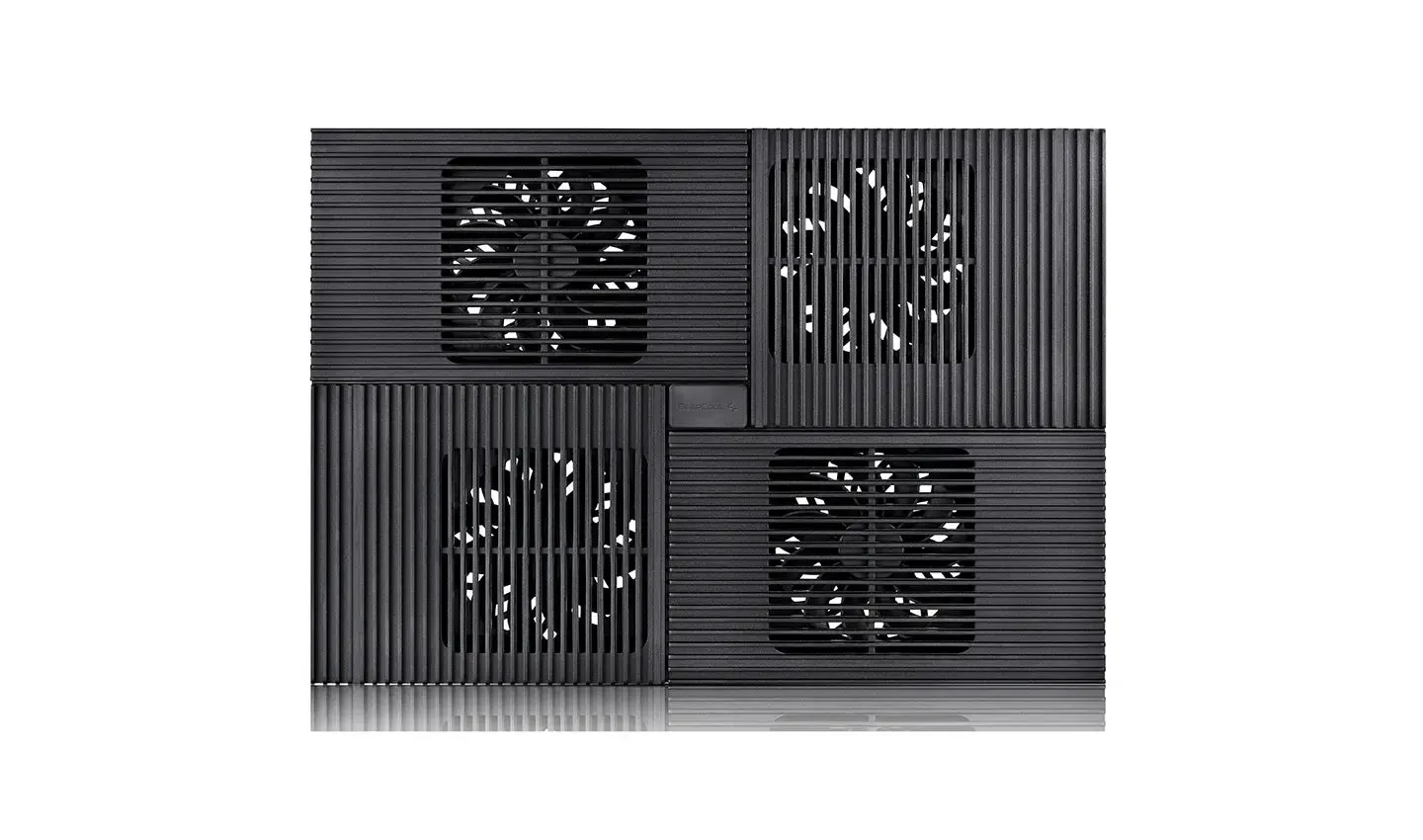 MULTI CORE X8, Deepcool, Notebook cooler Up to 17 Pure Aluminum Panel,4*10cm Fans,2 Viewing Angles381X268X29mm