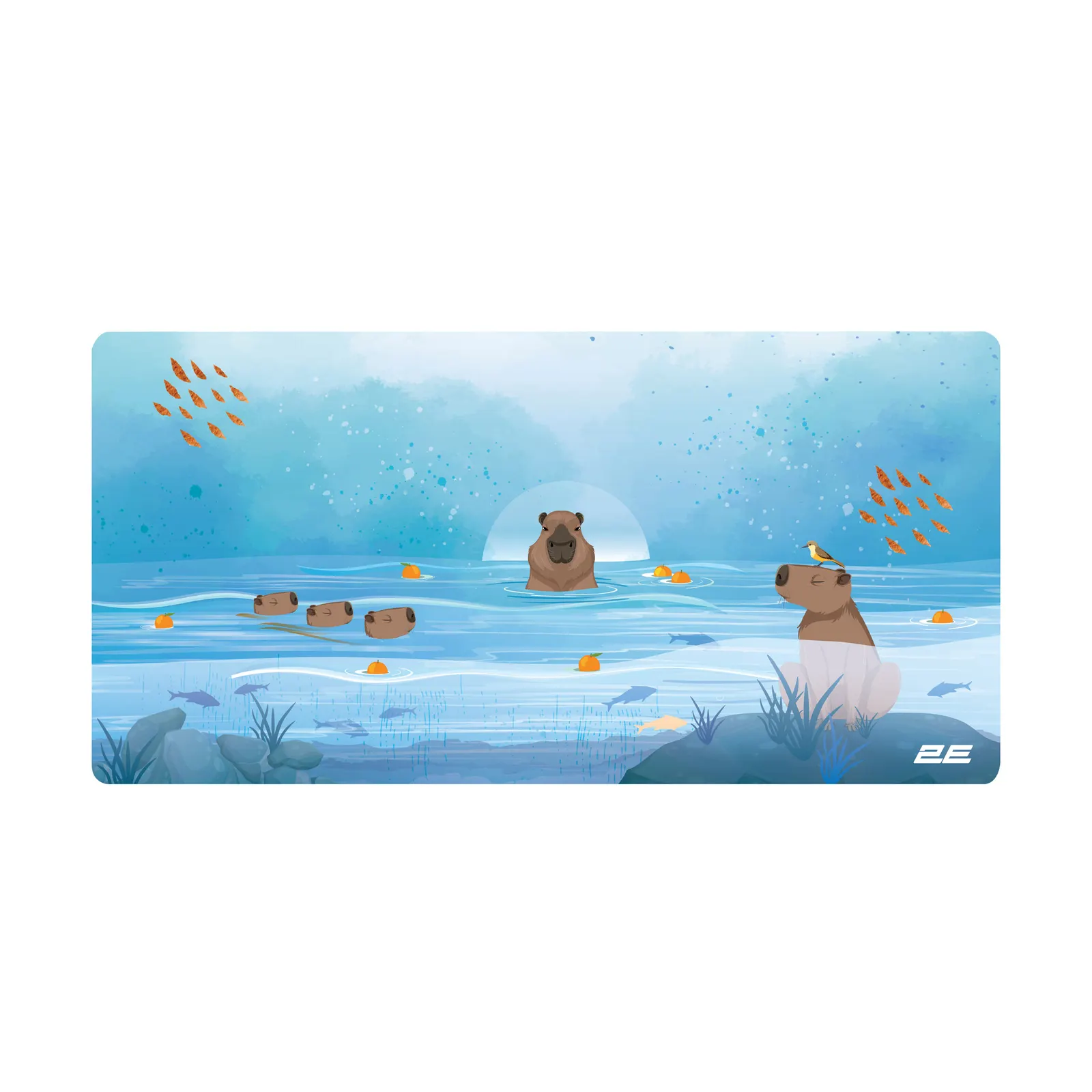 მაუს პადი 2E Mouse Pad CAPYBARRA, L(800x400x2mm), blue
