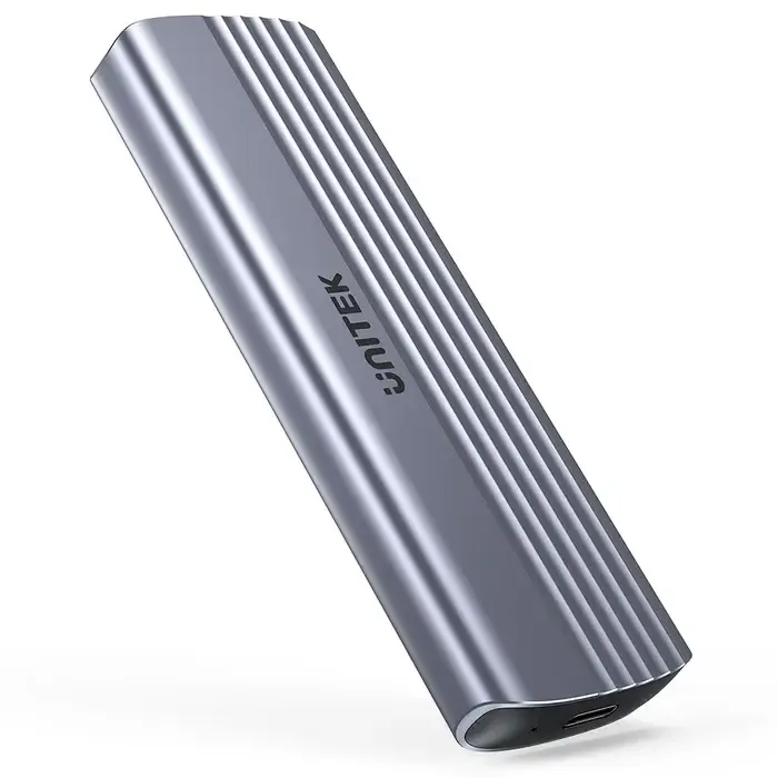 S1241B01, UNITEK, USB Adapter, USB-C 10Gbps to NVMe M.2 SSD Enclosure, up to 8TB, Space Grey.