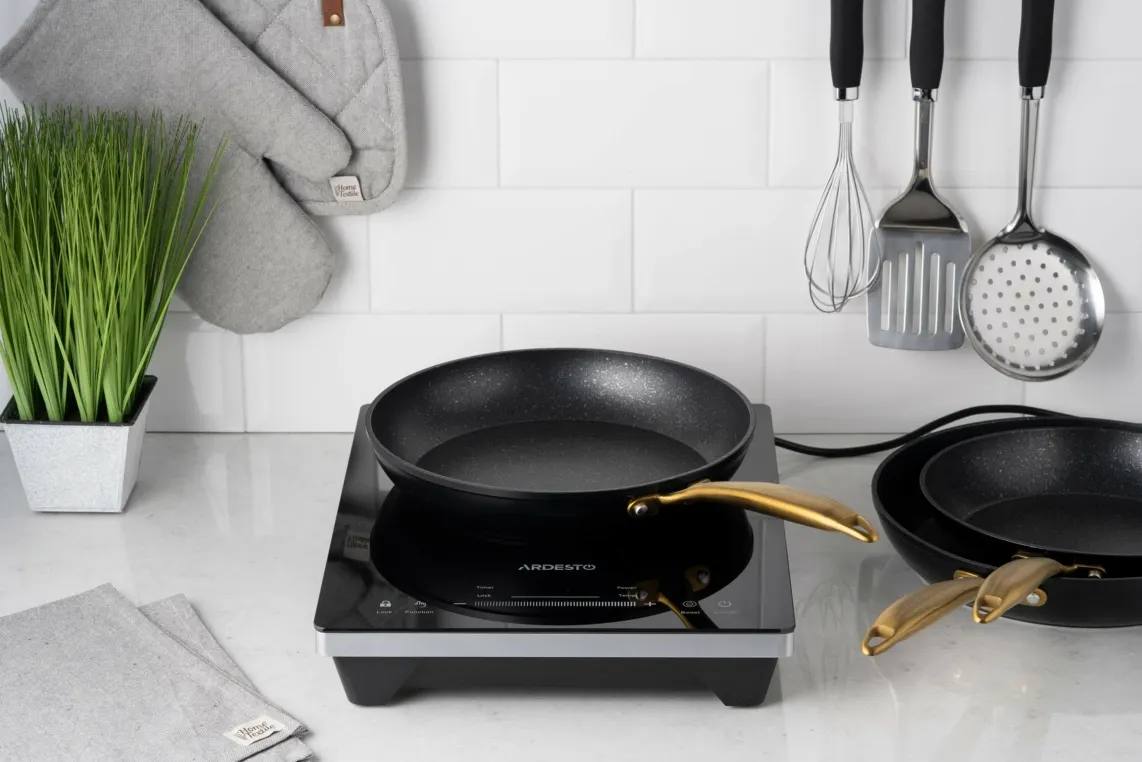 Ardesto Fry pan Black Mars Sparkle, 28cm, aluminium, black