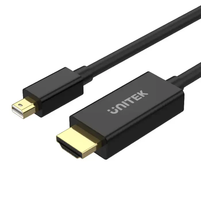 HDMI კაბელი V1152A, UNITEK, Adapter, Mini DisplayPort Male to HDMI Male Adapter cable 2M..