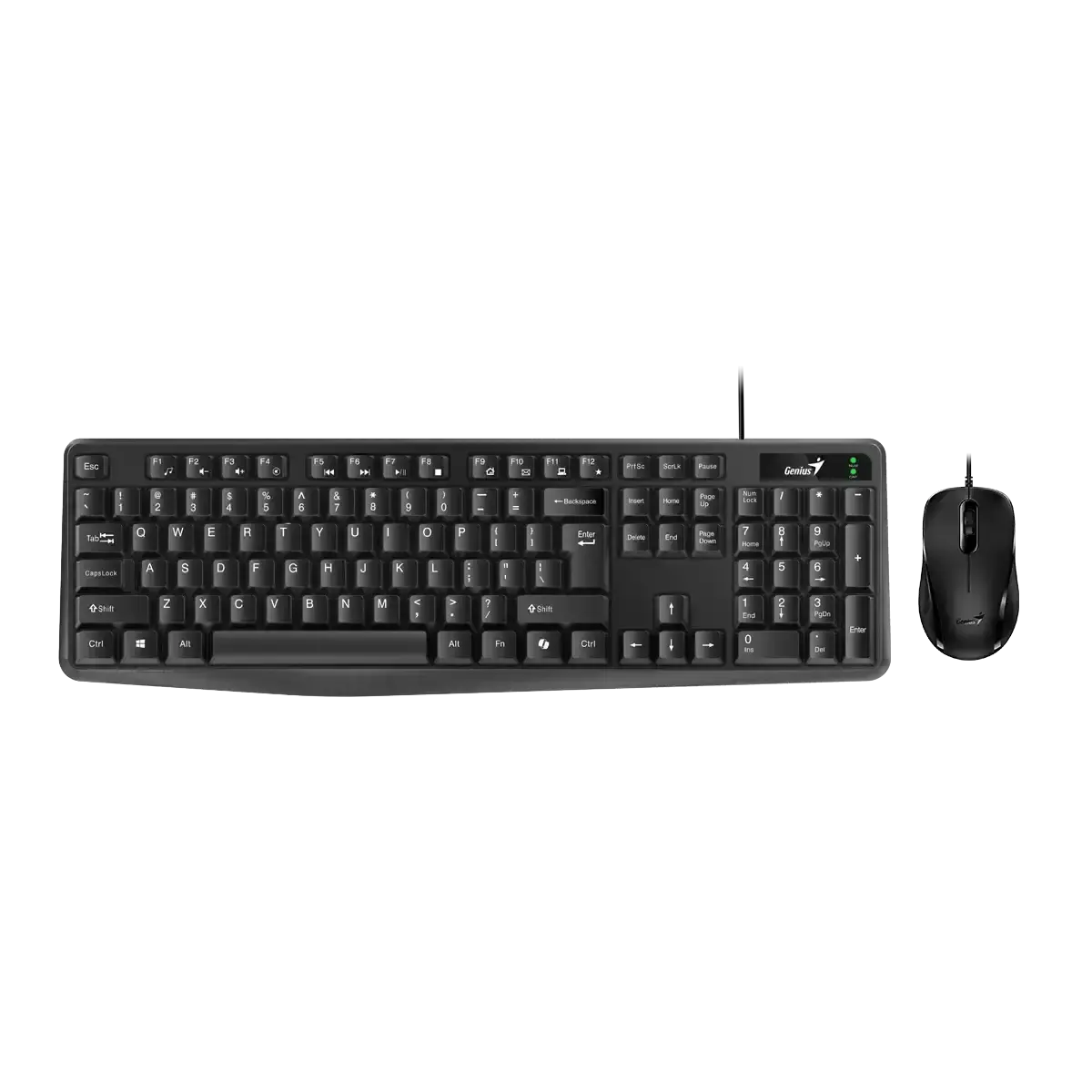 კლავიატურა Genius, KM-170, Keyboard and Mouse (Combo) AI Copilot Key, Black