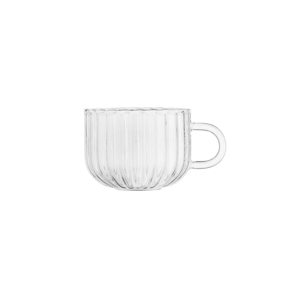 Ardesto Set of cups Iceberg A, 400ml, 2pcs, borosilicate glass, transparent