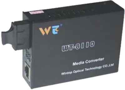 10/100/1000M 1310/1550nm WDM BiDi 20Km SC, Wintop WT-8110GSB-11-20A-AS