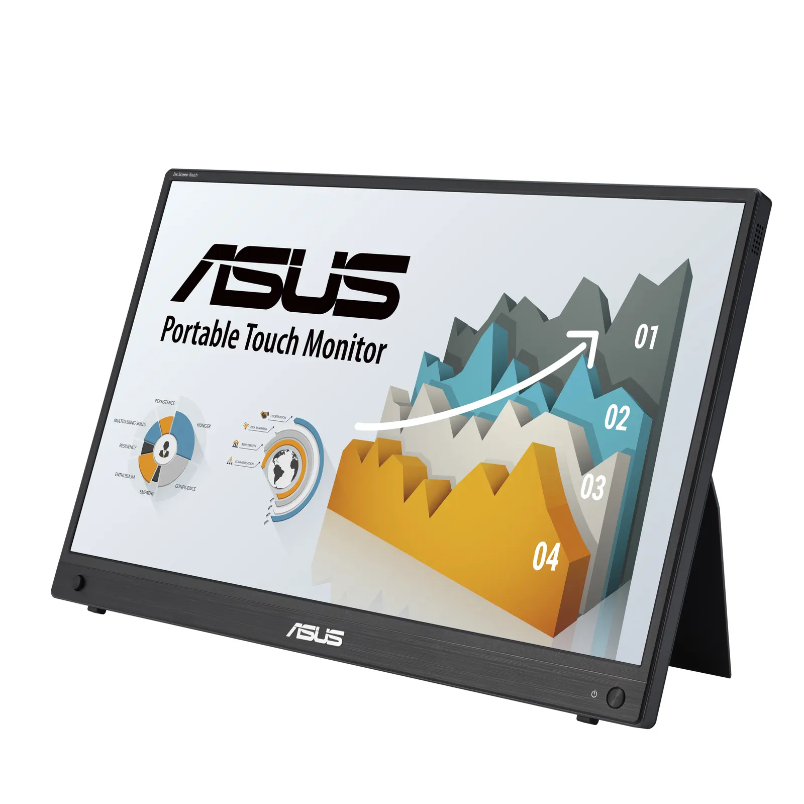 მონიტორი Monitor portable Asus 15.6" ZenScreen MB16AHT mHDMI, 2xUSB-C, MM, IPS, Touch