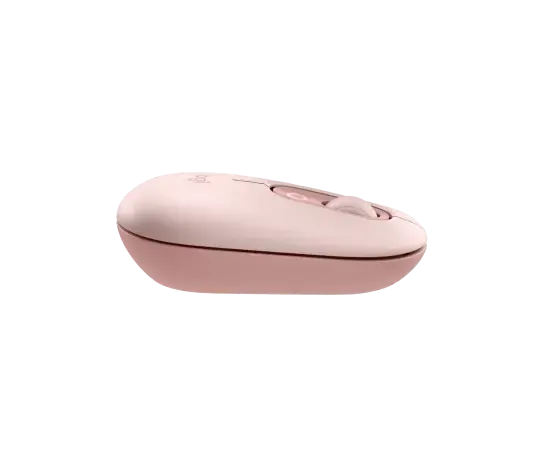 logitech, POP Icon, Keyboard + Mouse (Combo) Rose & Off White