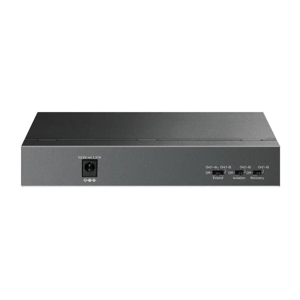 TP-Link, LS109P, 9-Port 10/100Mbps Desktop Switch with 8-Port PoE+