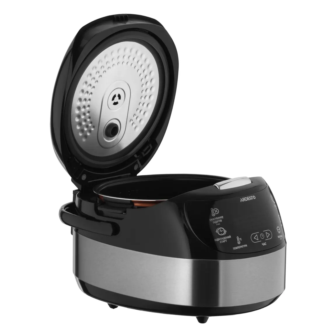მულტისახარში ARDESTO multicooker, 860W, bowl-5L, electronic control, fry basket , inox/plastic , silver