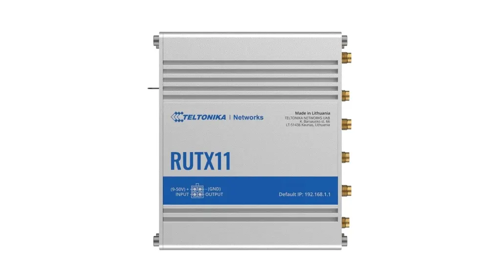 RUTX11 LTE Cat 6 Router, Teltonika