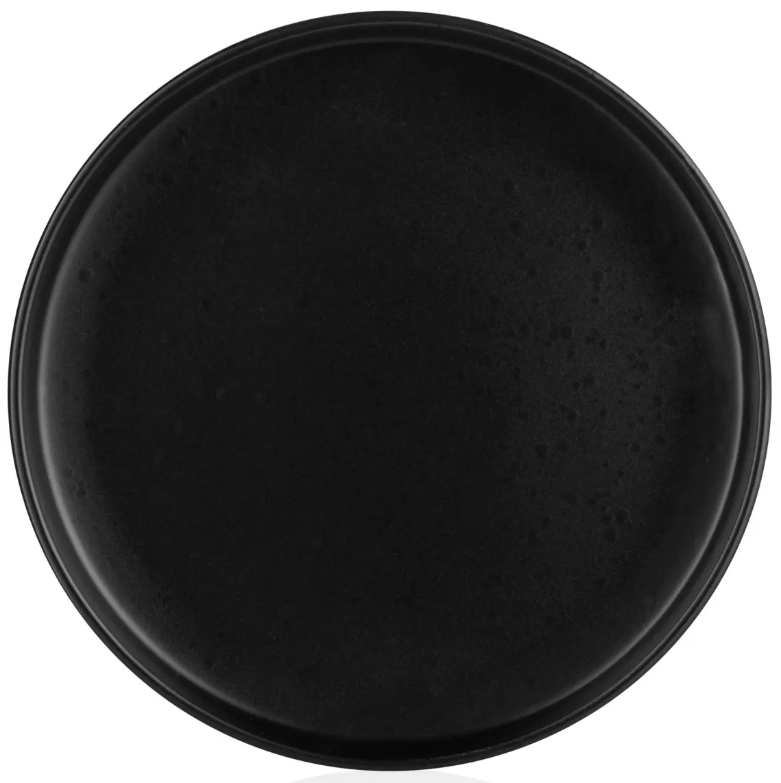თეფში Ardesto Dessert plate Trento, 20.5cm, ceramics, black