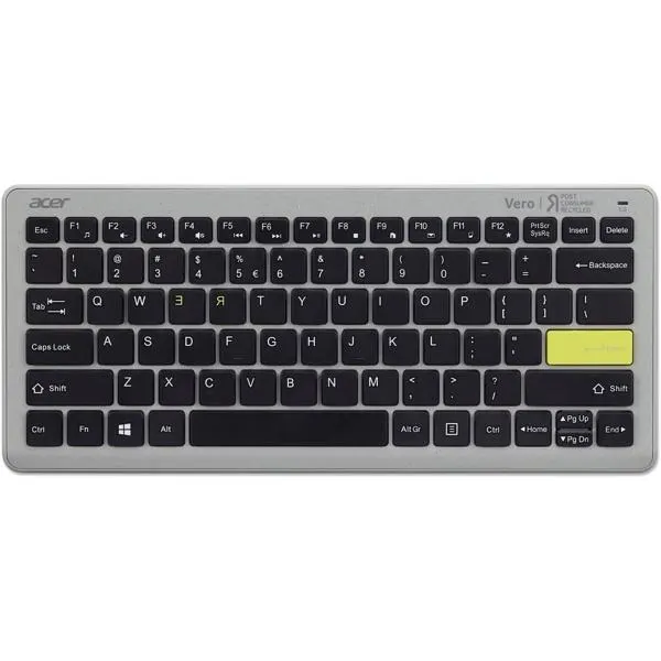 კლავიატურა Acer, OP-VR KEYB NB, Keyboard + Mouse (Combo) Grey