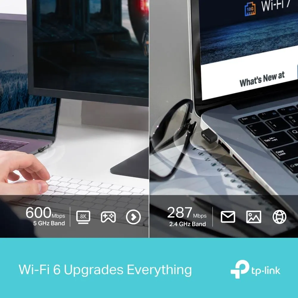 TP-Link, Archer TX10UB Nano, AX900 Nano Wi-Fi 6 Bluetooth 5.3 USB Adapter