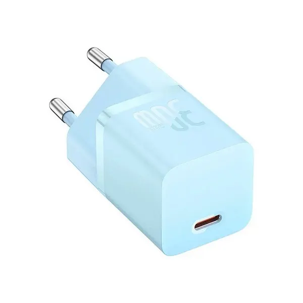 დამტენი Baseus GaN5 Mini Fast Charger 30W Blue