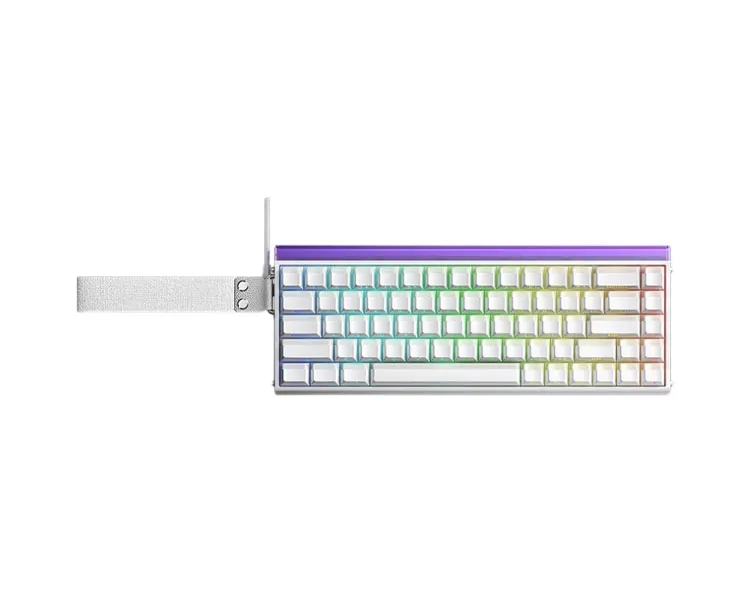 კლავიატურა AULA HERO68 RGB Gaming Keyboard White (Meteor Magnetic Switch)