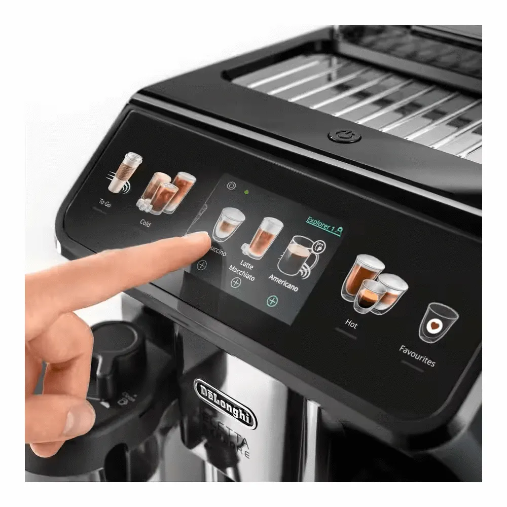 ყავის აპარატი DeLonghi ECAM450.55.G, 1450W, 1.8L, Coffee Machine, Grey