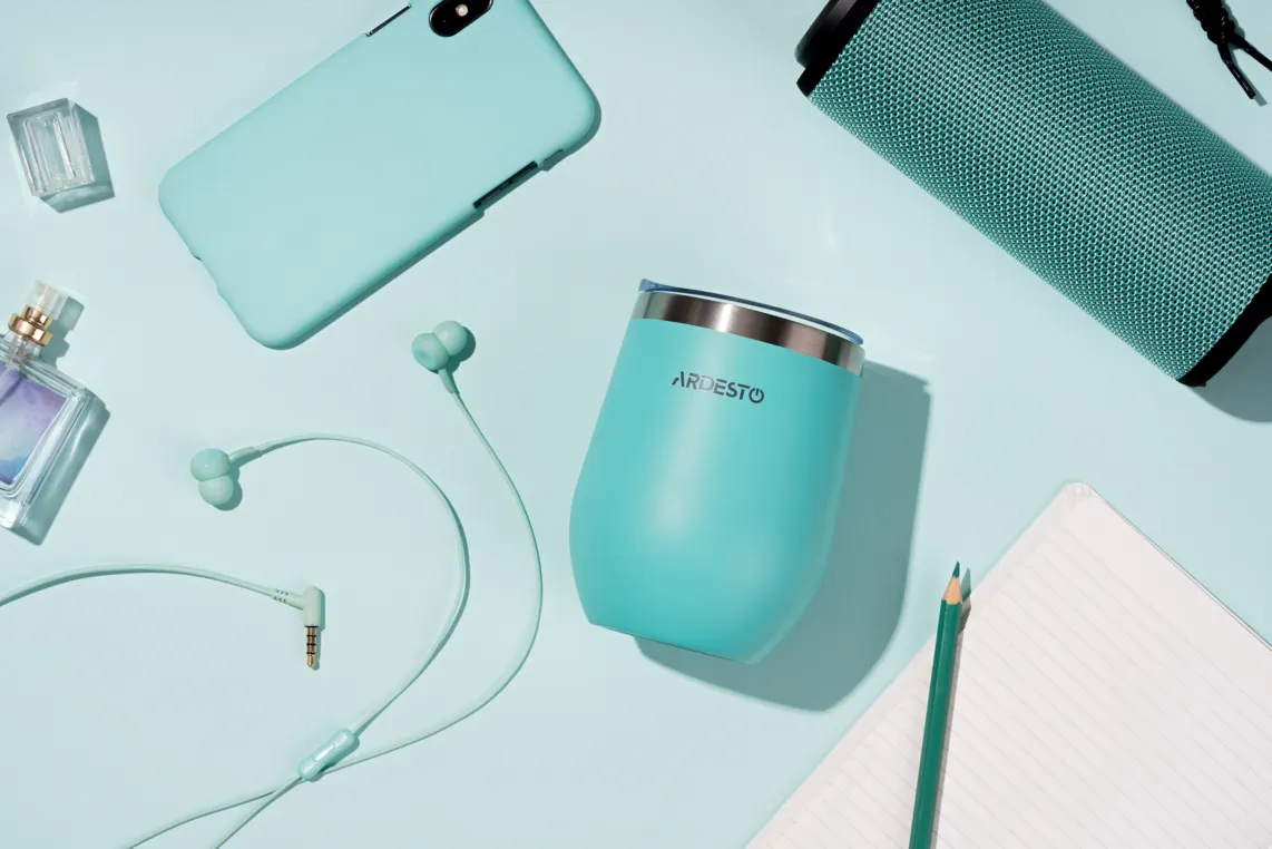 Ardesto Travel mug Compact mug, 350ml, stainless steel, blue