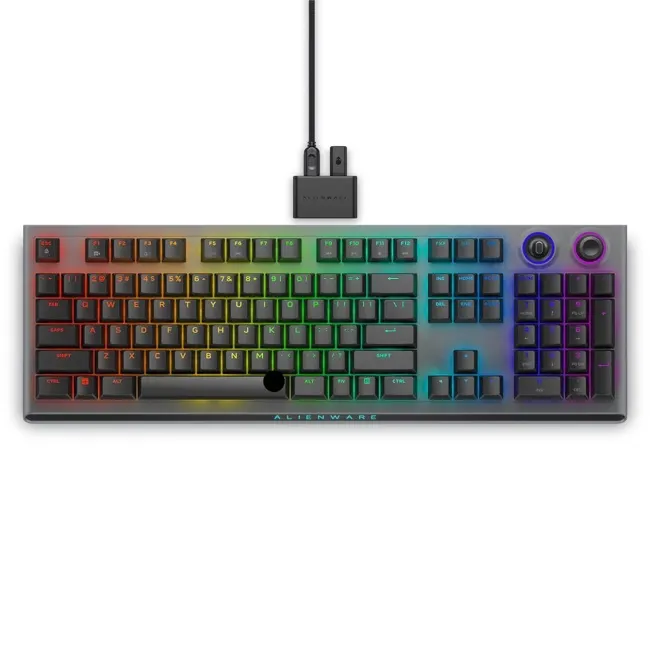 კლავიატურა Dell AlienwareTri-Mode Wireless Gaming Keyboard - AW920K (Dark Side of the Moon)