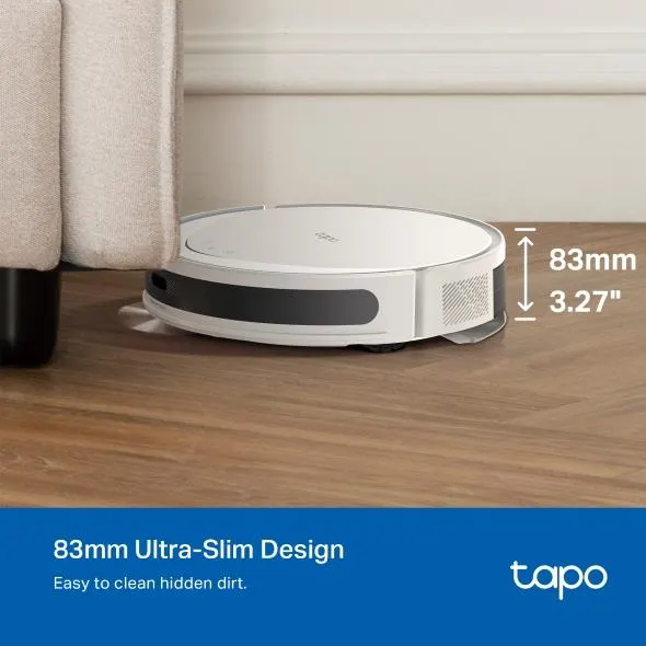 TP-Link, Tapo RV20 Max, Robot Vacuum Cleaner, White