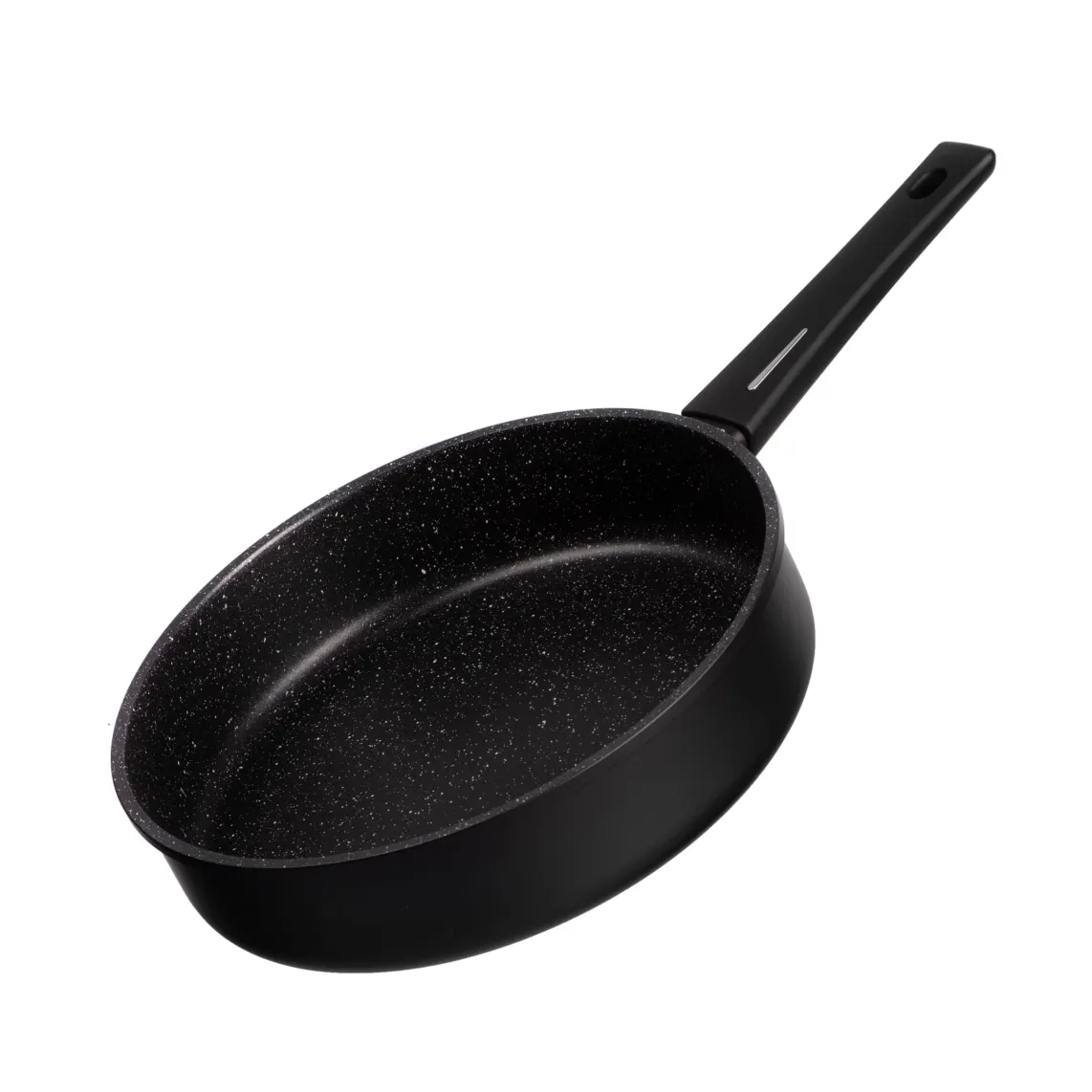 Open deep frypan ARDESTO with lid Gemini Gourmet, 28cm, aluminium, black