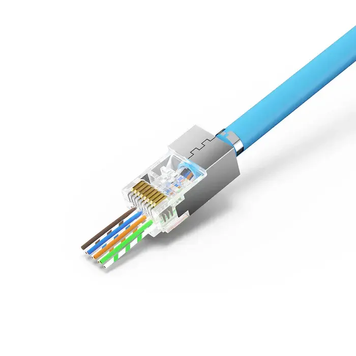 OT1093ATP01, UNITEK, CAT7 RJ45 Pass Through Connector.