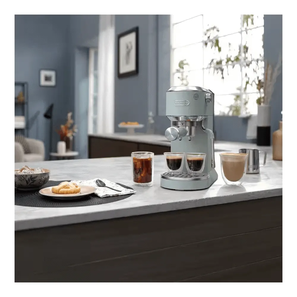 DeLonghi ‎EC890.GR Dedica Duo, 1450W, 1.1L, Coffee Machine, Green