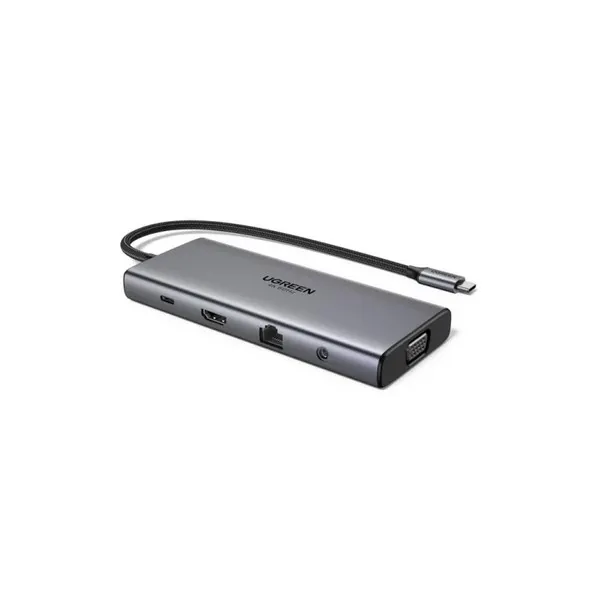 Type-C ჰაბი UGREEN CM639 11-in-1 Hub