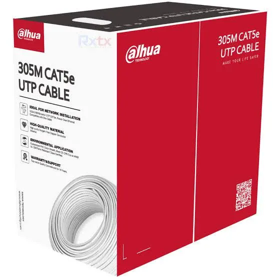 ქსელის კაბელი DH-PFM920I-6UN-C, DAHUA, NETWORK CABLE WITHOUT JOINT 305m 100% indoor.