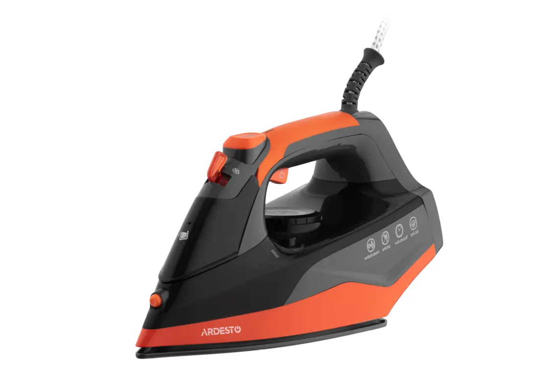 უთო Ardesto Iron IR-C2233-GR, 2200W, 340ml, steam boost, ceramic soleplate, black-orange