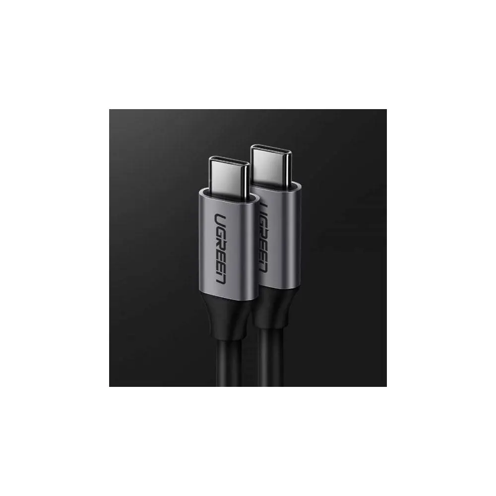 USB კაბელი UGREEN US161 (50751), USB 3.1 Type-c To Type-c Cable, Video Data Cable, 1.5m, Black