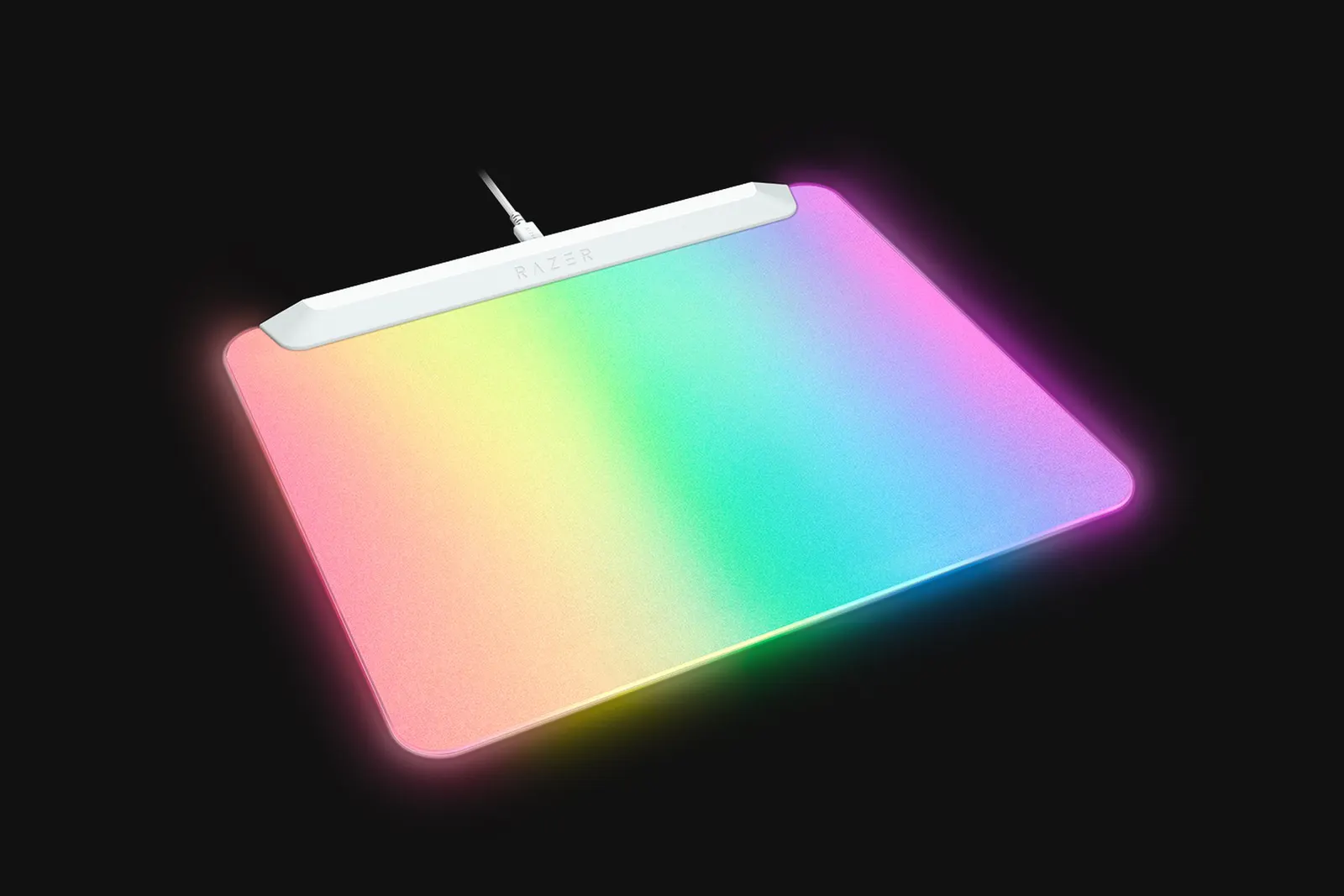 მაუს პადი Razer Mouse Pad Firefly V2 Pro, M (360x278x4.6mm), RGB, white