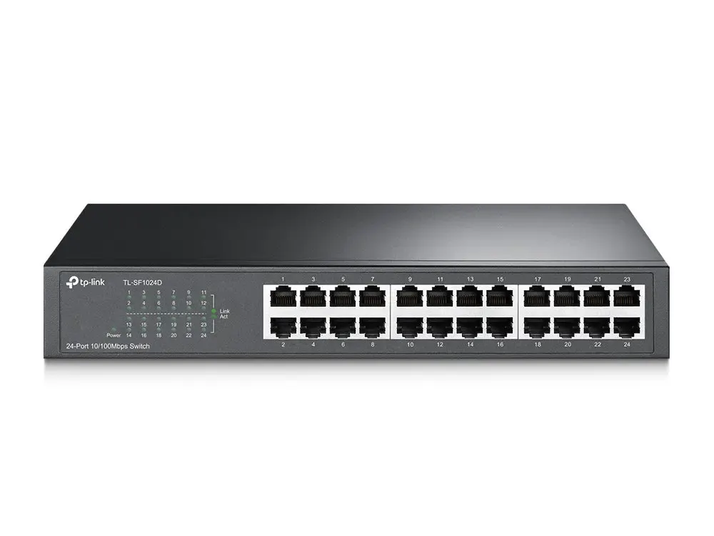 სვიჩი TP-Link, TL-SF1024D, 24-port 10/100 Switch, 24 10/100M RJ45 ports