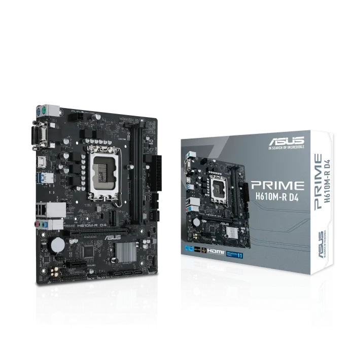 დედაპლატა ASUS, PRIME H610M-R D4-SI