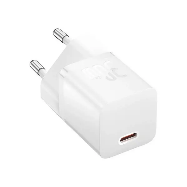 დამტენი Baseus GaN5 Mini Fast Charger 30W White